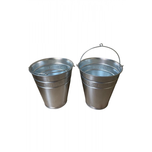 2'li Metal Galvaniz Temizlik Kovası 13 Litre (30X18X30)