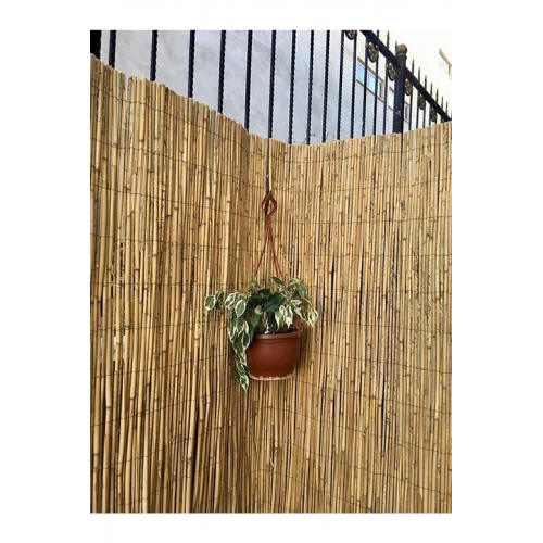 Kamış Çit Bambu Çit Balkon Çit 75cmx5 Metre Yükseklik 75cm En 5 Metre Doğal Kamış Gölgelik