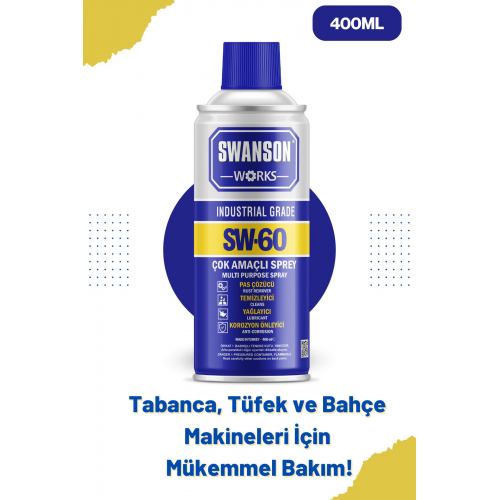 SW-60 Makine, Tabanca ve Tüfek İçin Etkili Makine Yağlama Sp...