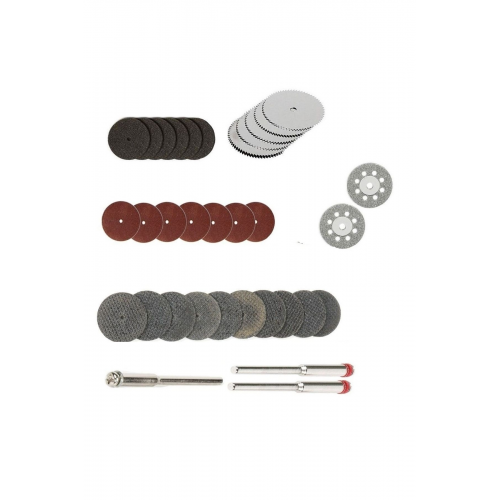 Mini Vız Vız Için Kesici Mini Disk Seti Ahşap Metal Cam Fayans Kesme Elmas Hss Fiberglas Kesici Set