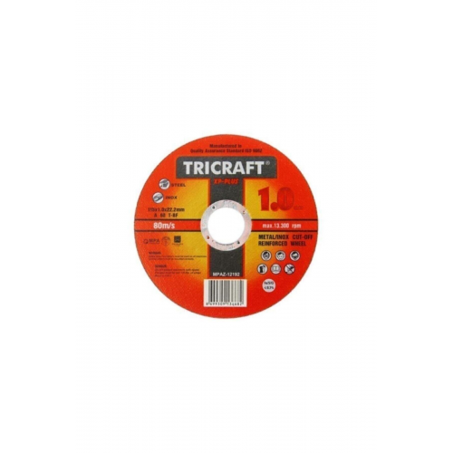 Trıcraft 115x1x22.23 Mm Inox Kesici (MEŞEM-3301) 25 Adet Bir...