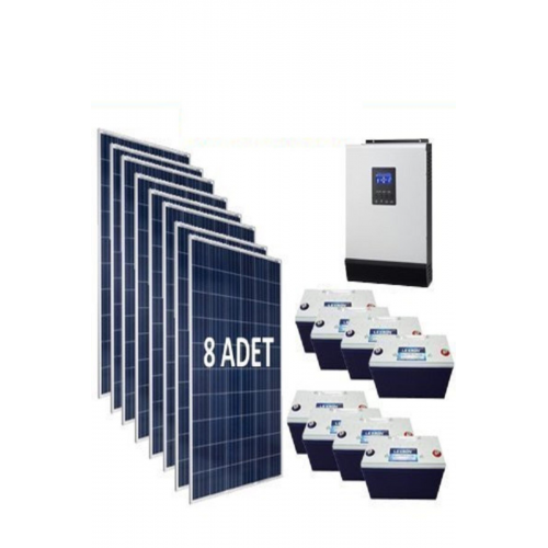 12000 Watt Güneş Paneli Hazır Solar Paketi (tv + Buzdolabı +...