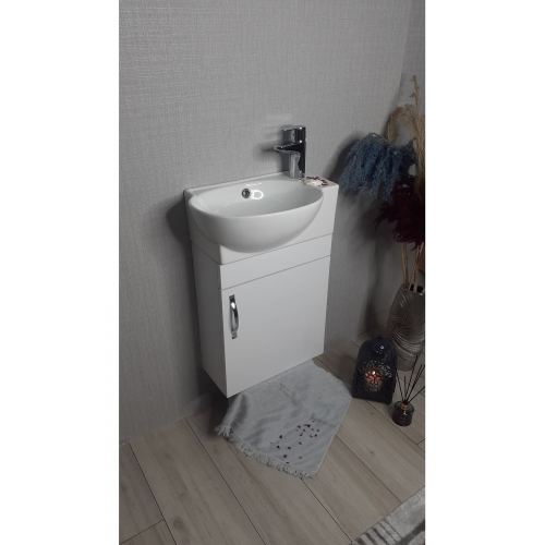 Turkuaz Banyo Ve Tuvalet Mini Köşe Lavabo 28*45 Cm (banyo Do...