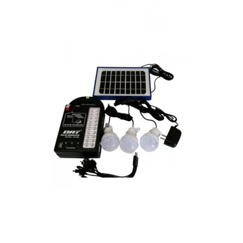 Solar Home Lighting At-999 Güneş Enerjili Şarjlı Aydınlatma Cihazı