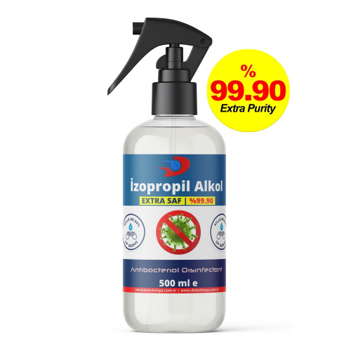 Sprey Başlıklı 500 mL - Saf Izo Propil Temizlik Solventi %99...