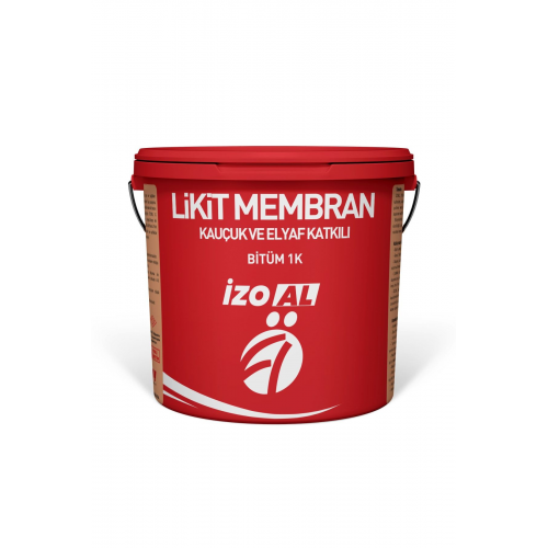 15 Lt Kauçuk Ve Elyaf Katkılı Bitüm 1k Likit Membran