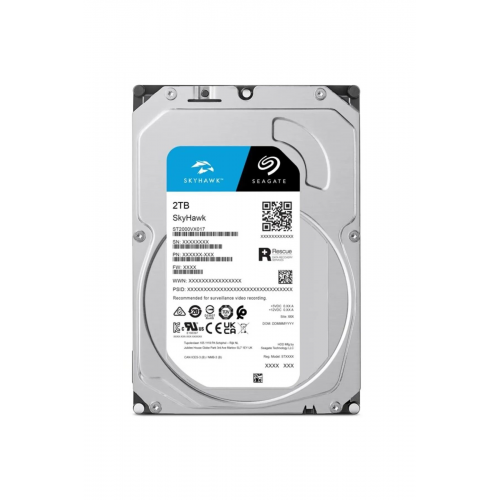 2 Tb Uyumlu 3.5 Skyhawk Sata 5900rpm 256mb 7/24 Guvenlık St2...