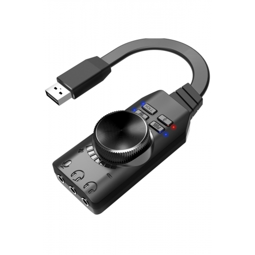 4677 Usb Harici Ses Kartı 7.1 Dönüştürücü Plextone Gs3 Pubg ...