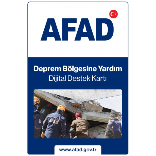 Deprem Dijital Destek Kartı