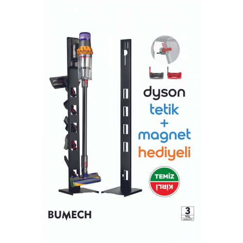 Dyson Uyumlu Süpürge Standı Kare Tabanlı