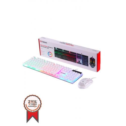 TMK-03 Gaming Rgb Işıklı Kablolu Q Klavye Ve Mouse Seti Beya...