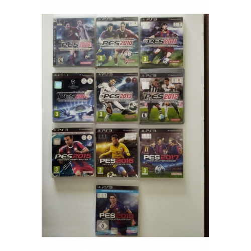 PS3 OYUNU - PES SERİLERİ ( 10 OYUN )