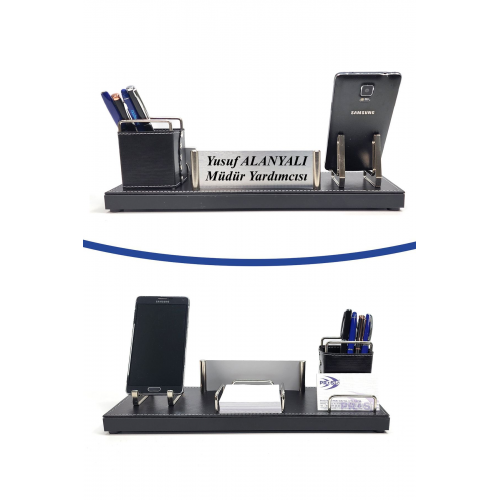 Fortis Lüks Ofis Masa Üstü İsimlik Kalemlik Seti Masa İsimliği Ofis Aksesuarı Yeni iş hediyesi