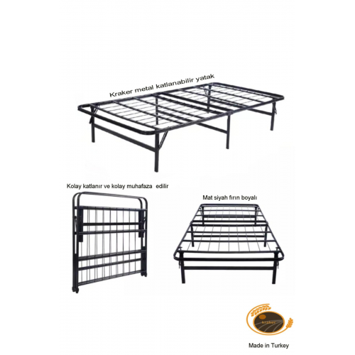 Metal Katlanabilir Yatak Kolay Katlanıp Muhafaza Edilebilir Metal Folding Bed