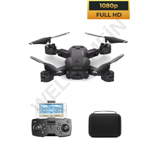 Astro 1080P HD Kameralı Drone Katlanabilir Taşıma Çantalı 4 Pervaneli Havada Stabil Kalma