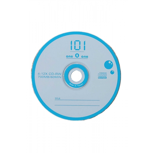 101  TEKRAR YAZILABİLİR  CD-RW  700 MB   1 ADET