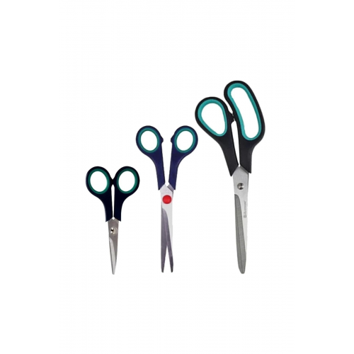 Üçlü Makas Seti Stainless Scissors 3lü