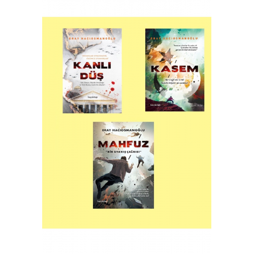 Eray Hacıosmanoğlu 3 lü Set / Kanlı Düş - Kasem - Mahfuz