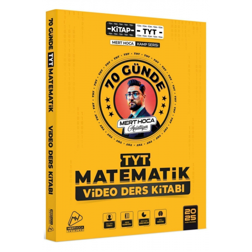 2025 Mert Hoca 70 Günde Tyt Matematik Kampı Video Ders Kitab...