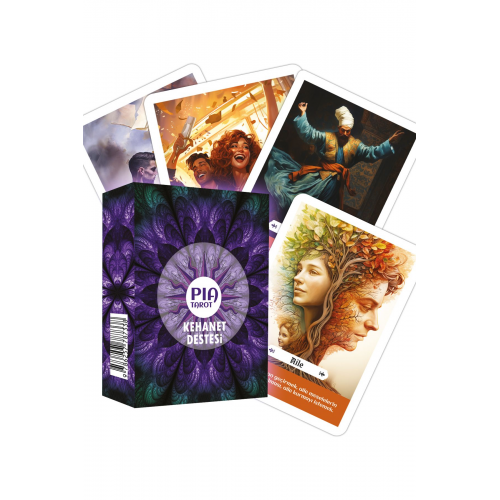 Pia Tarot Kehanet Destesi, Açıklamalı 47 Kart Kutulu Set