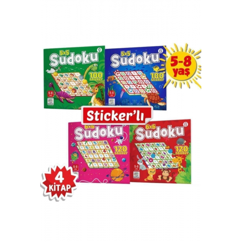 5-8 Yaş Stickerlı Sudoku Seti