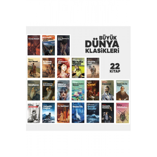 Dünya Klasikleri Seti - 22 Kitap