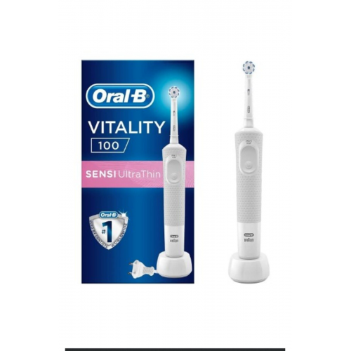 Vitality D100 Box Beyaz Şarj Edilebilir Diş Fırçası Sensi Ul...