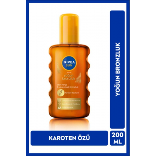 Sun Karoten Özlü Yoğun Bronzlaştırıcı Güneş Yağ Sprey 200ml,...