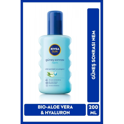 Sun Nemlendirici Güneş Sonrası Spreyi 200ml, Aloe Vera Özlü,...