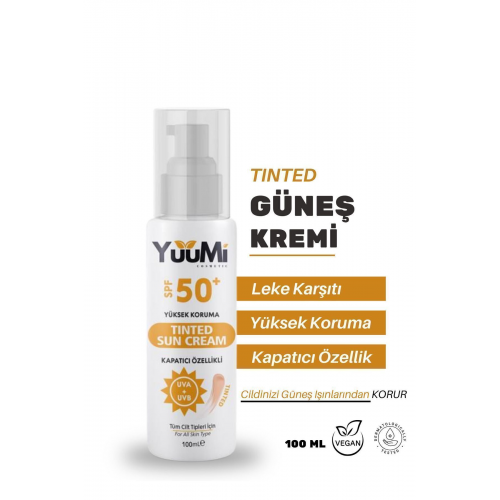 Leke Karşıtı - Cilt Tonu Eşitleyici Renkli Kapatıcı Etkili Yüksek Koruyucu Spf+50 100 ML