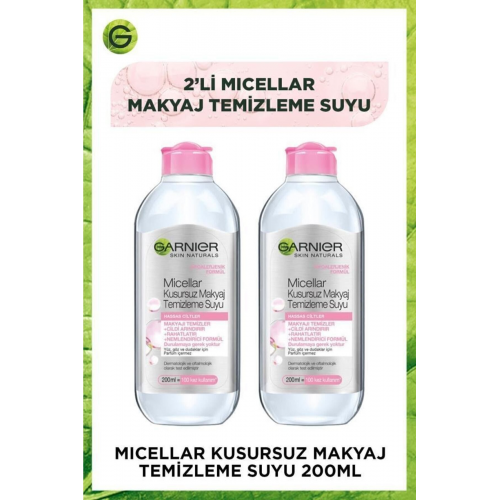 Micellar Kusursuz Makyaj Temizleme Suyu 200ml 2'li Set