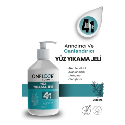 Yüz Yıkama Jeli Onarıcı Akneye Eğilimli Ciltler 250 Ml