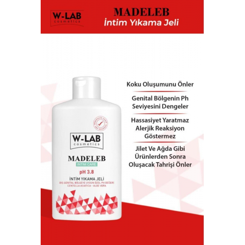 W-lab Madeleb Intim Jel 250 ml