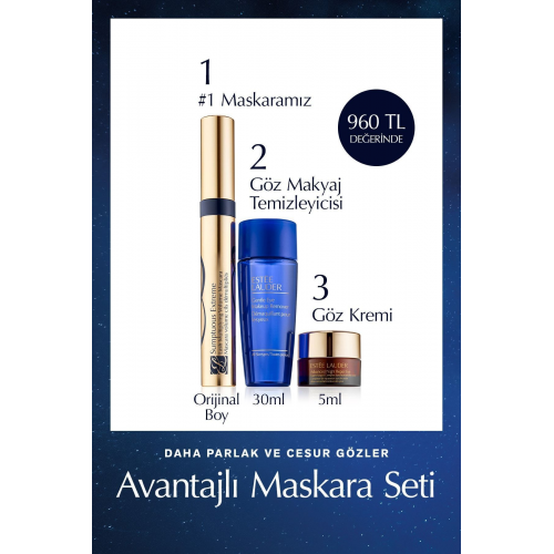 Mascara Set - Sumptuous Extreme Mascara 8ml, Eye Cream 5ml, Cleanser 30ml GKÜRN731