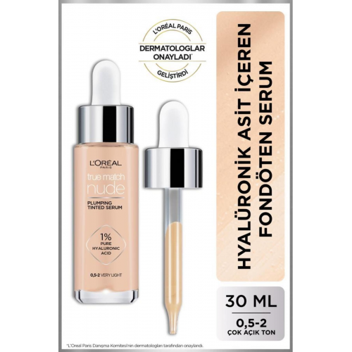 True Match Nude Fondöten Serum 0.5-2 Very Light