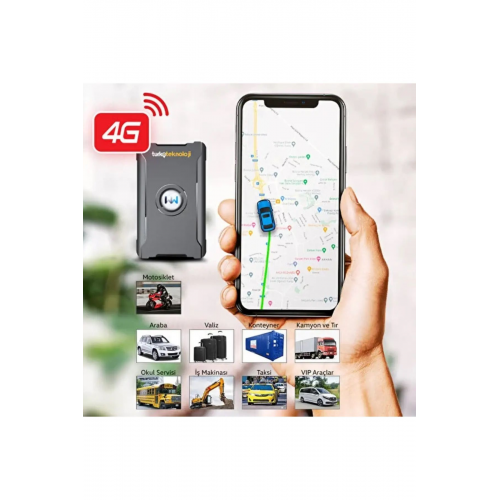 S20 4G Araç Motosiklet Gps Takip Cihazı Son Teknoloji - Aküden Bağımsız Kablosuz Mıktanıslı - 4G