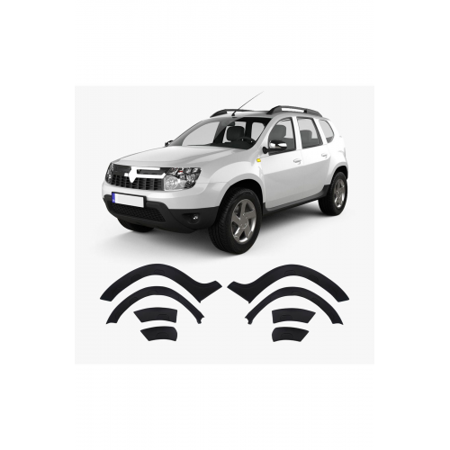 2010-2017 Dacia Duster Damalı Çamurluk Dodik 8 Parça