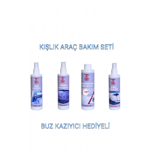 4+1 Aracım Kışa Hazır Paketi - Buz Kazıyıcı Hediyeli